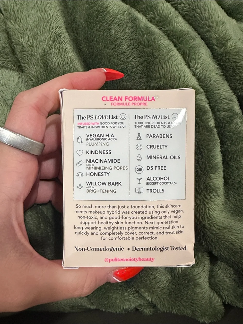 Polite Society More Than a Pretty Face Foundation — Fair Neutral